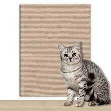 Almohadilla autoadhesiva para arañar gatos, tablero multifuncional y duradero para arañar gatos, alfombra interactiva para escalar gatos, decoración del hogar de poliéster resistente al desgaste, protector de pared y muebles antiarañazos, pegatina de protección contra arañazos para gatos para sofá, pared, etc. - 30*60 cm - Ver 12