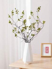 1 pieza/3piezas/5piezas Hoja de Arce Artificial, Altura de 22.44/38.5 Pulgadas, Flores Artificiales, Flores Falsas, Plantas Artificiales, Decoración Artificial, Decoración del Hogar, Decoración del Dormitorio, Suministros para Fiestas, Decoración de la Casa, Decoración del Hogar, Planta de Verano, Decoración Boho, Decoraciones Artificiales, Suministros para Fiestas, Flores Artificiales para Decoración del Hogar, Follaje Falso para Paredes de Jardín, Flores Artificiales en Jarrones de Vidrio, Plantas Falsas para Decoración del Dormitorio. - Verde - Ver 10