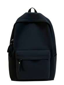 New Classic Back To School & Graduation Season Solid Color Elegant Fashion Minimalist Versatile Comfortable Travel Couple Backpack Large Capacity Multifunctional - Multicolor - View 2