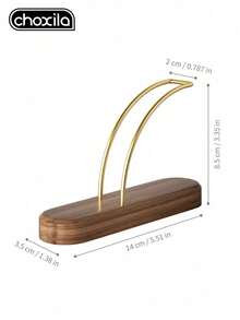 choxila 1pc Coffee Filter Holder, Coffee Filter Storage Rack, Walnut Wood Coffee Filter Stand, Pour Over Coffee Filter Holder - Filter Paper Holder - View 8