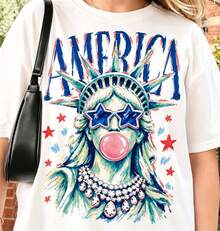 Women T-Shirts - 白色 - 查看 2