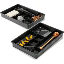 95 - 13611 - 06 dos piezas Organizador de cajones - Negro - Ver 2