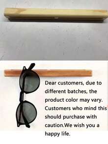1pc Wooden Decorative Glasses Holder, Suitable For Entryway, Wooden Glasses And Keys Storage Organizer, Modern Minimalist Wall Storage Rack, Multi-Functional Storage Box For Hallway And Entryway, 2 Styles Available - Multicolor - View 3