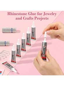 110ml Transparent B7000 Glue, Clear Flexible Waterproof Multi-Purpose Adhesive, Suitable For Phone Screen Repair, Rhinestones, Jewelry Making, Clothing, Shoes, Bags, Resin Crafts, Acrylic Decor, Miniature Models, Eyeglass Frames DIY Supplies - A - View 3
