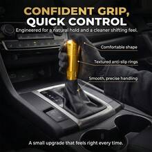 1pc Universal Car Gear Shift Knob + Air Vent Trim Strip Interior Upgrade Decoration Set - Gear Shift Knob + Air Vent Strip - View 4