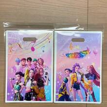 10/50入 K-Pop D Emon Hunters 星形圖案禮物袋，一次性糖果零食點心袋，兒童生日派對伴手禮袋，多用途收納袋，適用於嬰兒派對、婚禮、新年節日派對用品 - 彩色 - 查看 3