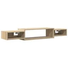 Mueble de TV mural  Sonoma Oak 140 x 28 x 21 cm - Marrón - Ver 2