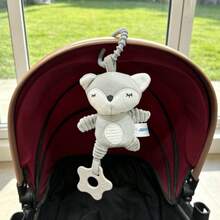 1pc Cartoon Animal Activity Car Hanging Toy, Unisex, Can Be Hung On Car Safety Seats, Strollers, Can Be Used As Wind Chime Pendant, Soothing Doll, Suitable As Newborn Gift - Multicolor - View 9