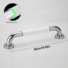 50cm Bathroom Grip Shower Tub Grab Bar Handle Handrail Rail Disabled NEW - White - View 11