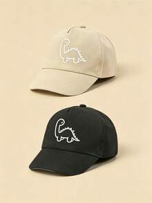 1/2 buah Topi Baseball Motif Dinosaurus Hewan Lucu, Lembut dan Dapat Diatur, Cocok untuk Balita Perempuan dan Laki-laki, Musim Semi, Musim Gugur, Musim Panas, Kasual Sehari-hari, Pesta, dan Bermain - MultiWarna - View 23