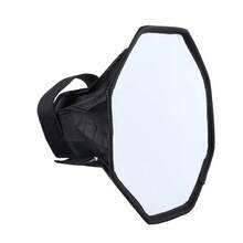 PULUZ 20cm Softbox bát giác gấp gọn tán sáng đèn flash - Xem 2