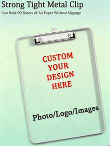 Customizable Acrylic A4 Folder, Personalized With Images And Notes, Ideal Tool For Organizing Test Papers And Creating Scrapbooks, Back To School Essential, Perfect Gift For Teacher's Day, Must-Have For Office And Classroom, Also Suitable For Sketching Or Writing - Multicolor - View 4