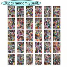 30pcs/1624pcs Boxed Number And Letter Stickers, Suitable For Scrapbooking, Notebooks, DIY Crafts - Vintage Letter Paper, Including Letters, Asymmetrical Magazine Cutouts, Used For Collage, Planner Book Decoration, Gift Wrapping, Notebooks, Diaries, Stationery Accessories Decoration Suitable For Luggage, Phone Cases, Tablets, Water Bottles, Skateboards - One Size Fits All - View 11