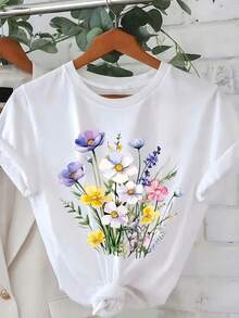 Women T-Shirts - White - View 1
