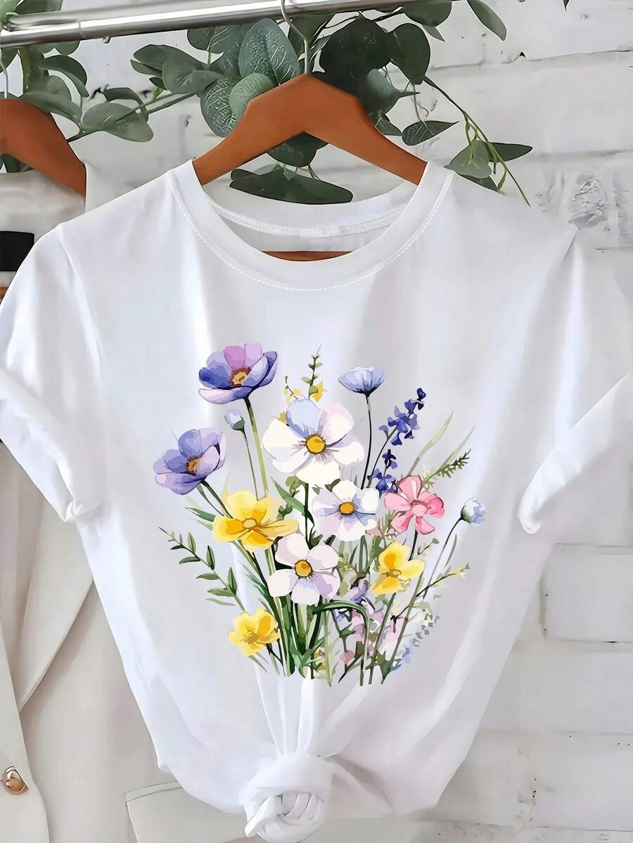 Women T-Shirts - White - View 1