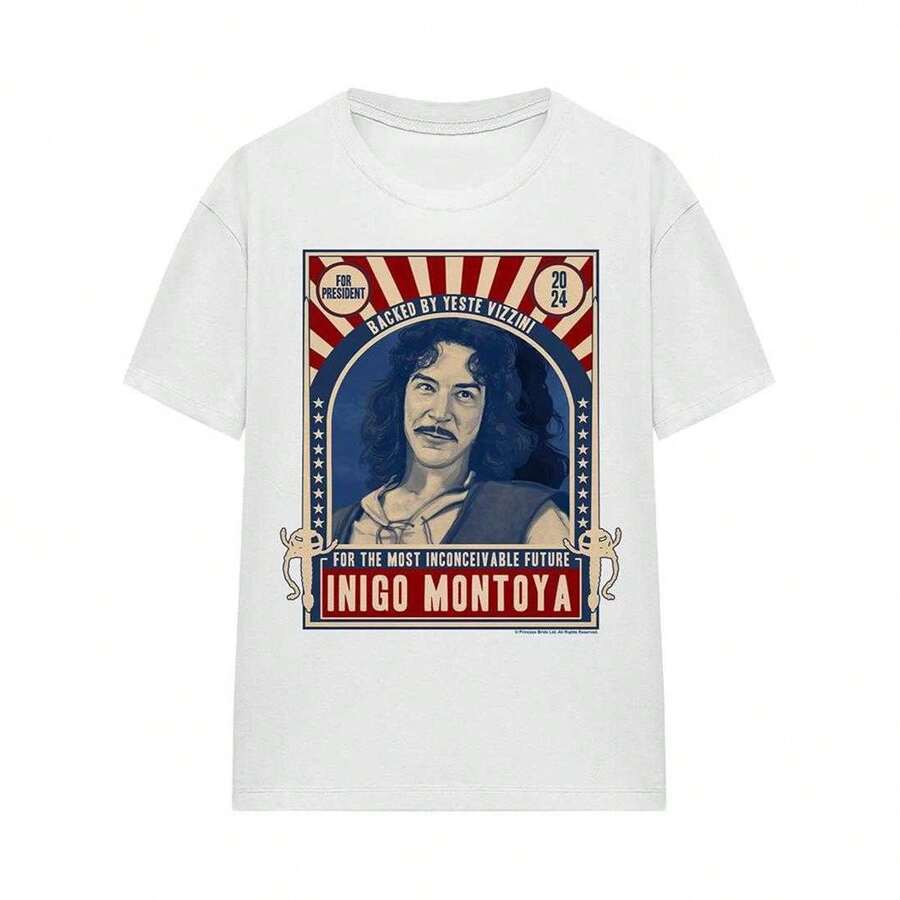Barn-T-shirt med roligt tryck: 100% ren bomull, mjuk, med rund hals och originell grafik, skuren för att passa barn, bekväm för dagliga aktiviteter. - Vitt - Visa 1