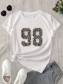 Halloween Graphic T-Shirt - White - View 1