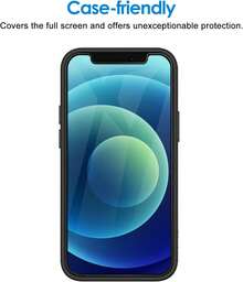 JETech Privacy Screen Protector For IPhone 12 Pro 6-Inch, Tempered Glass Screen Protector, Anti-Scratch, 2 Units ZJHO - IPhone 12 Mini - View 5
