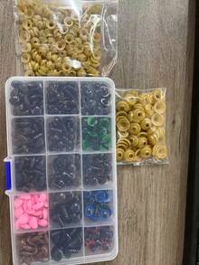560/752件安全眼睛與鼻子，適用於鉤編安全眼睛與墊圈，DIY毛絨娃娃製作配件組 - A - 查看 12