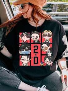 Women T-Shirts - Black - View 1