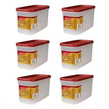 Rubbermaid - Dry Food Storage 10 Cup Clear Base Featuring Graduation Marks by Rubbermaid - Rojo - Ver 7