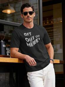 Camisetas masculinas - Preto - Ver 3