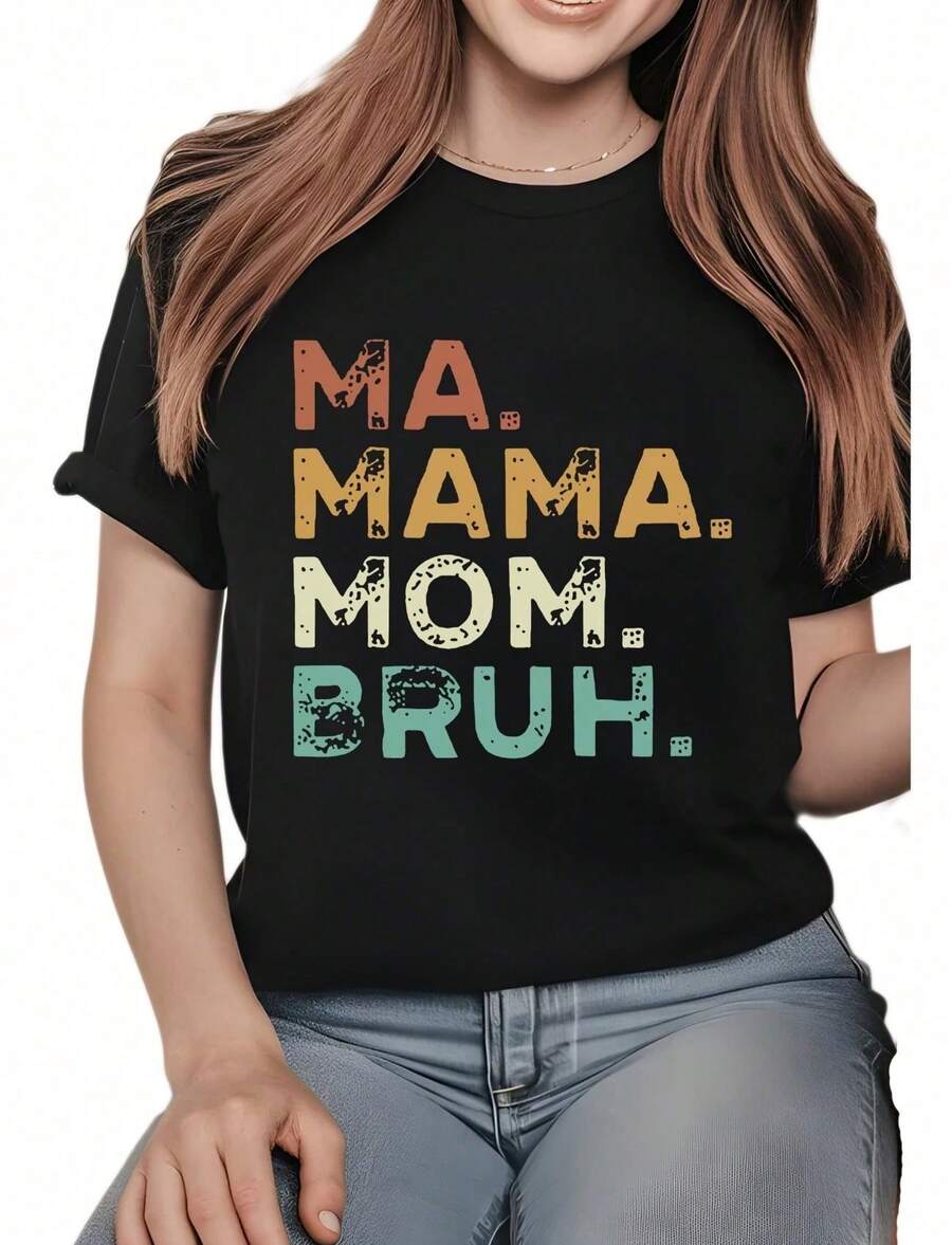 Women T-Shirts - 黑色 2 - 查看 1