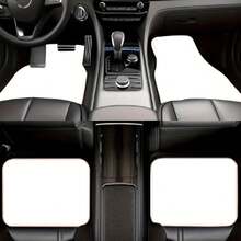4pcs Black Lace Pattern Car Floor Mats |     Stylish, Easy To Clean, Universal Fit For All Vehicle Models, Durable Polyester Fiber, Long Lasting Protection, Enhances Driving Pleasure, Perfect Gift For Friends And Family - 4件套 - 查看 7