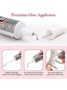 110ml Transparent B7000 Glue, Clear Flexible Waterproof Multi-Purpose Adhesive, Suitable For Phone Screen Repair, Rhinestones, Jewelry Making, Clothing, Shoes, Bags, Resin Crafts, Acrylic Decor, Miniature Models, Eyeglass Frames DIY Supplies - A - View 5