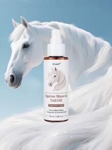 Oivolii Horse Mane And Tail Care Oil - Deeply Moisturizes, Detangles, And Enhances Shine. A Blend Of 5 Botanical Oils, With A Refreshing Melon Scent. A Professional Grooming Tool For Show Horses. Leave-In, No-Rinse Formula. - 3.38 Fl Oz - View 9