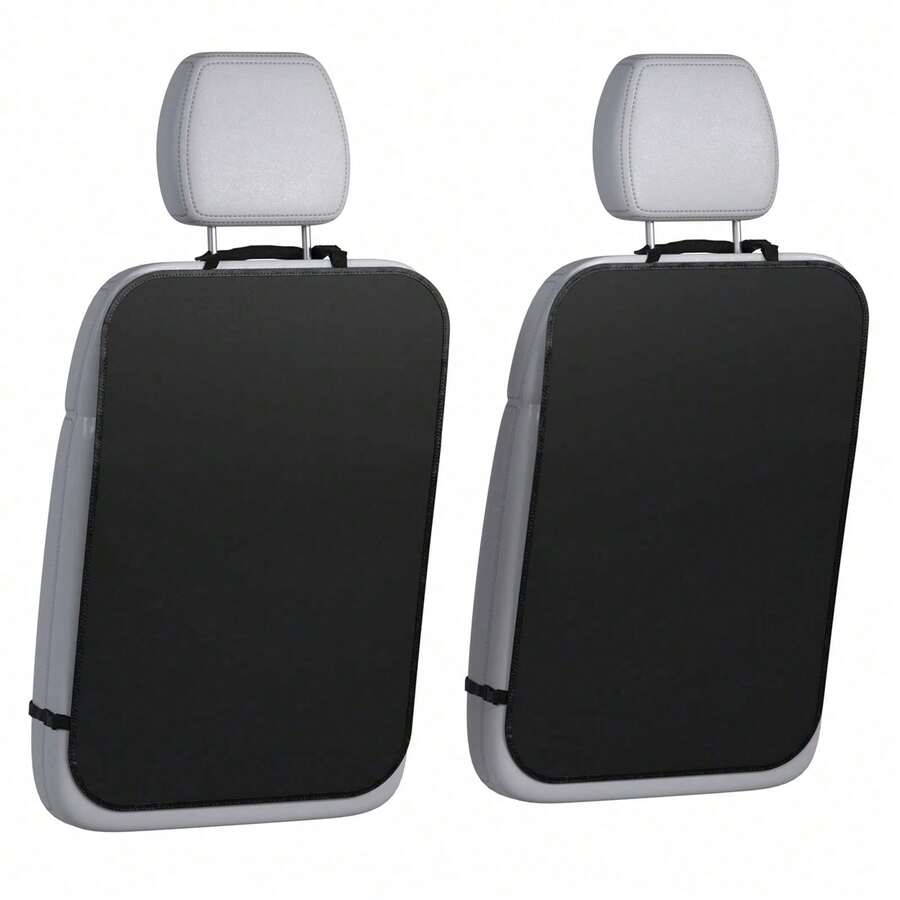 Car Seat Back Protector - Car Interior Anti-Kick Mat, Prevents Wear, Dirt And Stains, Easy To Clean, Black, Car Seat Protection | Car Protective Gear | Seat Covers, Rear Seat Covers - A - View 1
