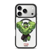 Miniso 漫威復仇者聯盟鋼鐵人美國隊長黑豹magsafe磁吸充電適用於iphone17promax/16pro/15/16plus/14/13/17air/17pro/15promax/12pro驚奇隊長綠巨人個性男生保護套相容apple - 黑色 - 查看 1