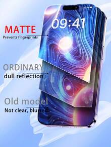 MSRI 6 piezas Protector de pantalla de cerámica mate con cobertura completa y privacidad, tacto suave, pantalla táctil sensible, protección de privacidad, resistente a arañazos, anti-caídas y a prueba de roturas, película de cerámica suave de fácil aplicación, compatible con fundas de teléfono, compatible con IPhone17e/17 Promax/16 Promax/15 Promax/14 Promax/13 Promax/12 Proma/17 Pro/16 Pro/15pro/14 Pro/17air/16/15/14/13/12/11 y otras series. - Negro - Ver 5