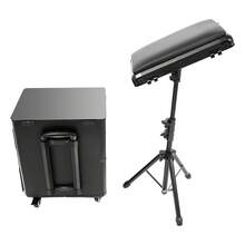 TFCFL 1 Pcs Black Rolling Makeup Case With 3 Side Drawers, Makeup Case With 4 Universal Wheels, Manganese Steel Makeup Case With Combination Lock For Make-Up Artists From Beginners To Professionals-Gift For Family, Friends, Birthdays, Mother's Day - View 7