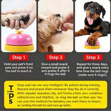 1 Set Pet Intelligence Training Bell, Metal Sounding Call Button With Dog Paw Print Design, Cute Ins Style Paw Print, Clear And Pleasant Sound, Not Harsh, Essential For Dog Training, Potty Training, Communication And Meal Calling For Cats And Dogs - Multicolor - View 9
