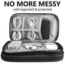 1pc Travel Organizer Bag, Multiple Pocket Sizes: Suitable For Storing Various Small Items And Accessories. - View 6