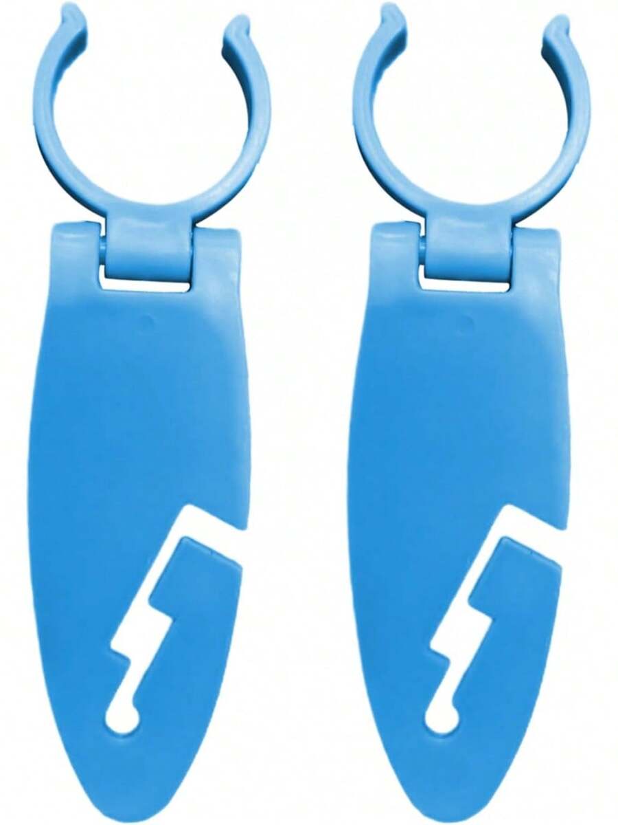 Universal Paddle Board Fin Clips, 2 Pack Adjustable Surfboard Fin Fixing Buckles, Durable Clamps, Practical Accessories For Water Sports & Kayak - Green - View 1