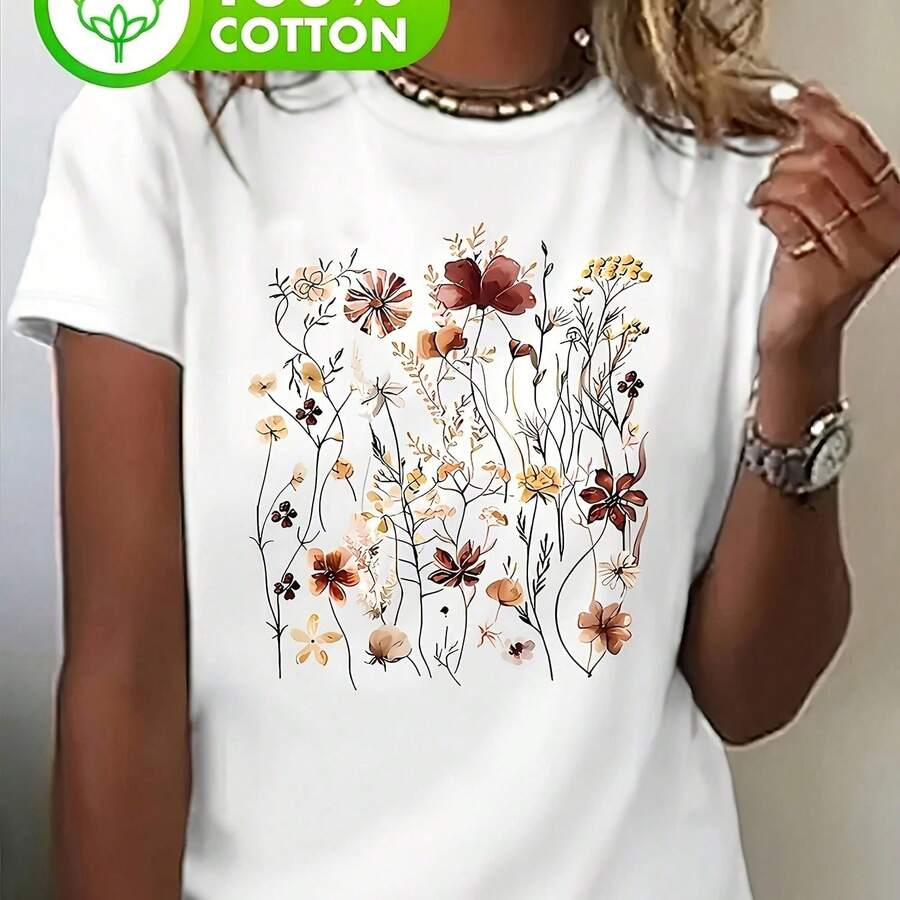 Women T-Shirts - White - View 1