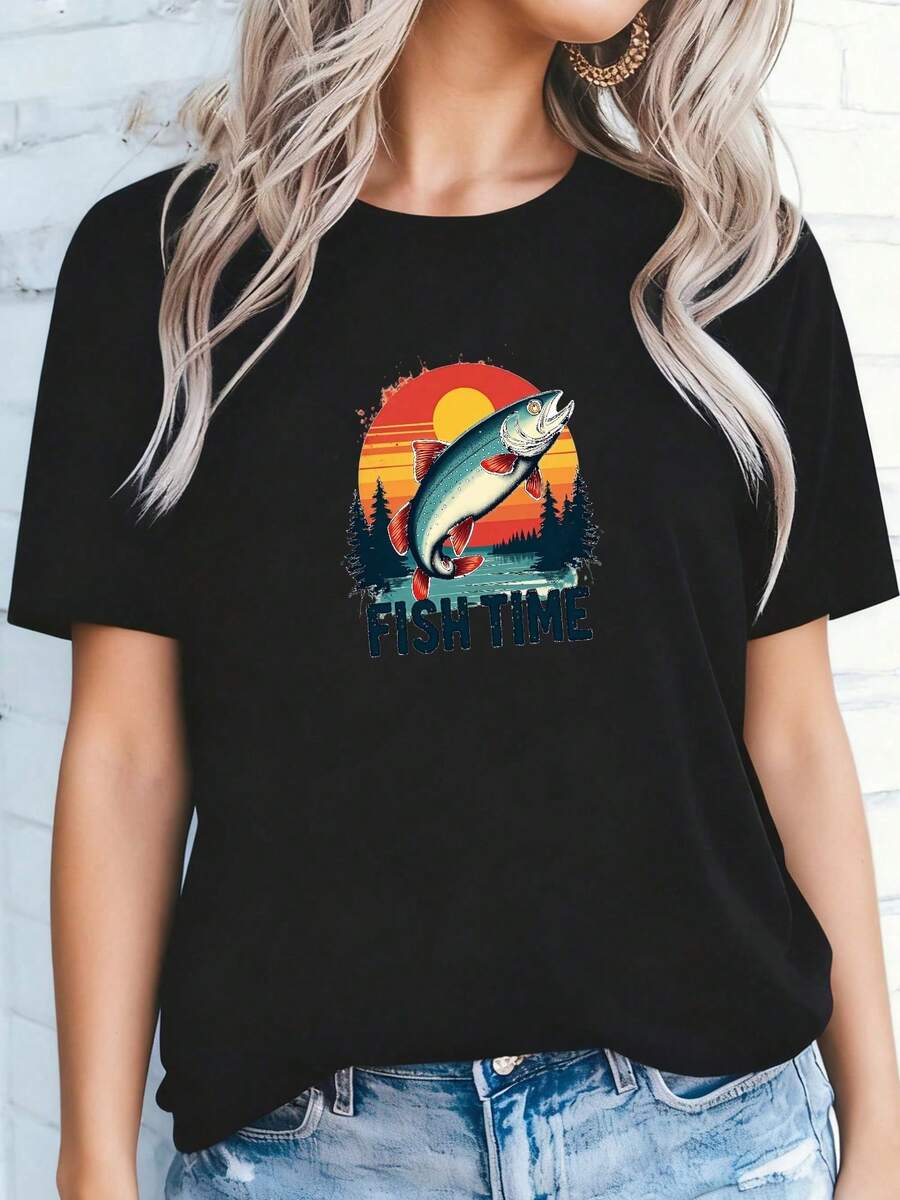 Women T-Shirts - Black 1 - View 1