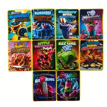 150pcs 3.5G Mylar Gift Bags - Self-Sealing Airtight Resealable Waterproof & Odorless, Reusable Party Favor Bags With 15 Color Variety & Cartoon Patterns (Unicorns, Mermaids, Superheroes) For Birthdays, Weddings, Showers, Crafts - Bulk Packaging For Gifts, Treats, Party Supplies, Treat Storage, Mylar Bag, Gift Bag For Return Gift, Birthday Gift Bag, Mylar Bag Exotic With Boxes, Exotic Mylar Bag With Boxes, Gift Bag Bulk, Exotic With Boxes, Za Bag With Boxes, Za Pack - 150pcs Random - View 1