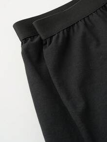 Norcotton Herren 100% Baumwolle Knopfleiste Loungehose 4er Pack Locker Mittlere Taille Home Shorts Große Größen Lässige Schlafanzughose - Schwarz - Übersicht 4