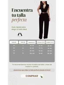 Elegant Palazzo Jumpsuit With Crossover Neckline And Adjustable Belt Included - Burnt Orange - View 3