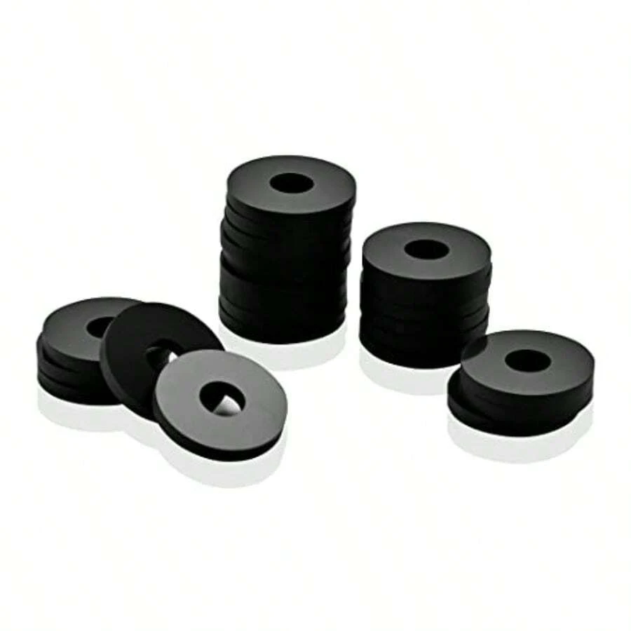 30PCS Silicone Gaskets For Airless Paint Sprayer Guide Accessory And Tip Extension, To Prevent Paint And Water Leaking From Connections - Black - View 1