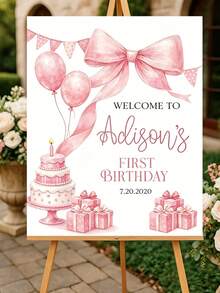 Personalized 1st Birthday, Newborn Gift, Vertical Modern Lettering,Personalized Name/Text - Custom Wall Decor Suitable For, / Hanging Decoration For Living Room, Bedroom, Hooked Installation, - Multicolor - View 8