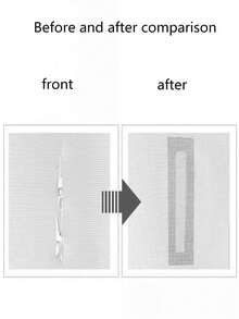 Self-Adhesive Screen Repair Tape - Easy Repair Patch For Mosquito Nets And Fabrics, Screen Door Curtain Mesh Hole Repair Patch, Self-Adhesive Hook And Loop Hole Patch, Mosquito Prevention Tool - A - View 3
