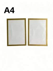 A3/A4/A5/A6 尺寸磁吸相框，A4 磁吸自黏相框，自黏磁吸相框，磁吸壁掛相框，可更換壁掛相框，磁吸海報展示架；適用於展示藝術品，可貼在冰箱表面；完美用於展示照片、備忘錄和藝術品；使用方便；可牢固貼在各種光滑表面；生日/畢業禮物的絕佳選擇 - 多色 - 查看 8