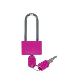 Metal Mini Lock With 2 Keys, Mini Combination Lock, No Assembly Required, Waterproof, Luggage Lock With Keys, Locker Lock Small Luggage Padlock, Suitcase Lock Metal Key Padlock, Suitable For Luggage, Pencil Case, Backpack, Travel Accessories, School Gym Locker, Sports Locker, Fence, Toolbox, Graduation Season, Back To School Season, Teacher's Day Gift - Multicolor - View 7