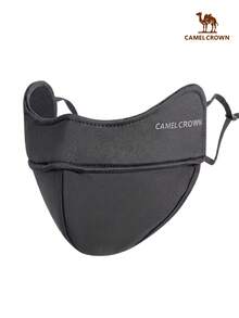 CAMEL CROWN 女士3D立体防晒面罩，清凉丝滑，高性价比黑色登山遮阳面罩 - 灰色 - 查看 2