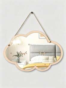 1 pezzo Decorazione da parete a specchio con nuvola, stella e luna, adatta per cameretta, articoli essenziali per neonati, decorazione della stanza, decorazione della cameretta per ragazze, articoli essenziali per neonati - Multicolore - Visualizzare 10