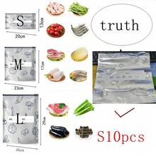 60pcs Antibacterial Aluminum Foil Reusable Food Storage Bags, Resealable Freezer Zipper Bags, Airtight Seal Bags - View 15